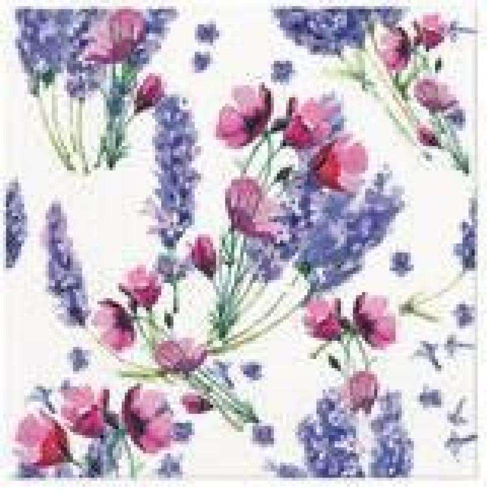 SALVETES 33x33CM, FRAGRANT LAVENDER, Paw Decor Collection