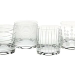 MIKASA CHEERS VISKIJA GLĀZES 4 GAB. , 377ML, KRISTĀLS, Mikasa