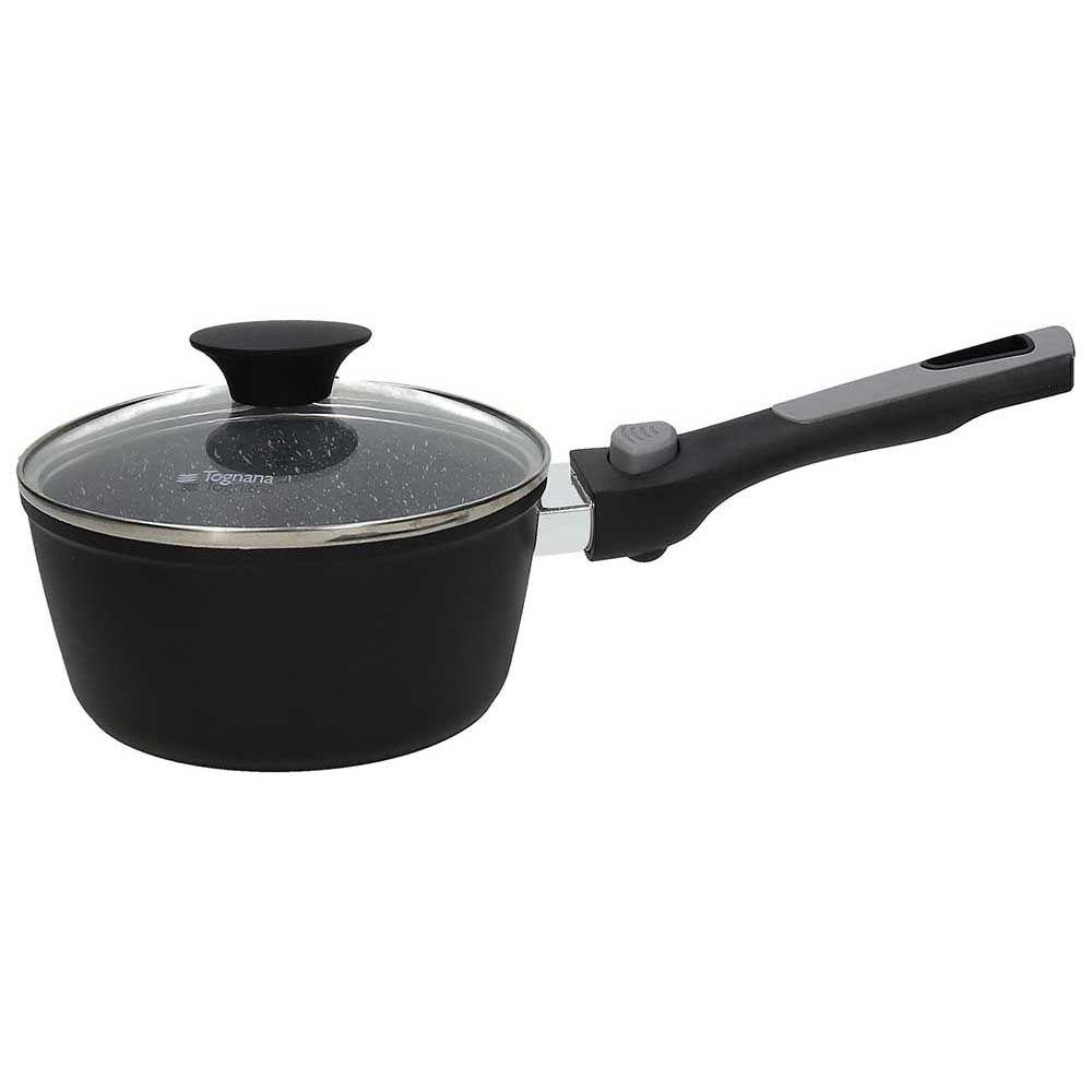 SPACE SAVING MĒRCES KATLIŅŠ 16CM, AR NOŅEMAMU ROKTURI, ALUMĪNIJS/BAKELĪTS, INDUKCIJA, Tognana