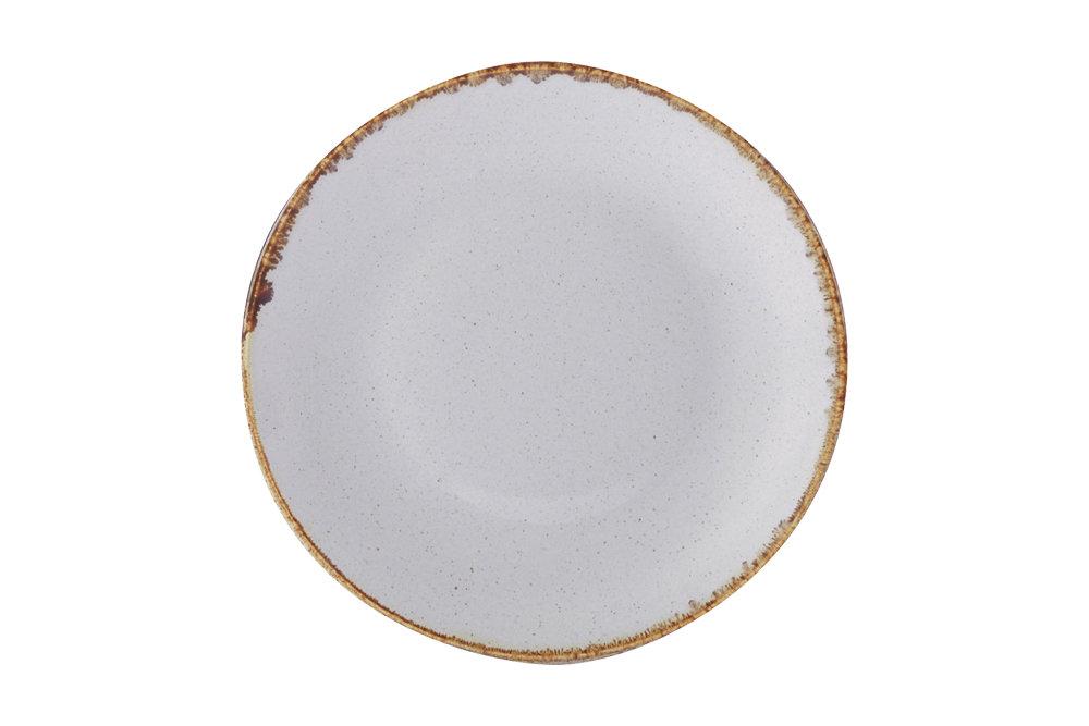 SEASONS pelēks šķīvis 18cm, Porland