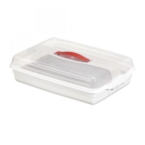 CURVER KŪKAS TRANSPORTĒŠANAS KASTE 45X29,5X11,1CM, BALTA, PLASTMASA, Curver