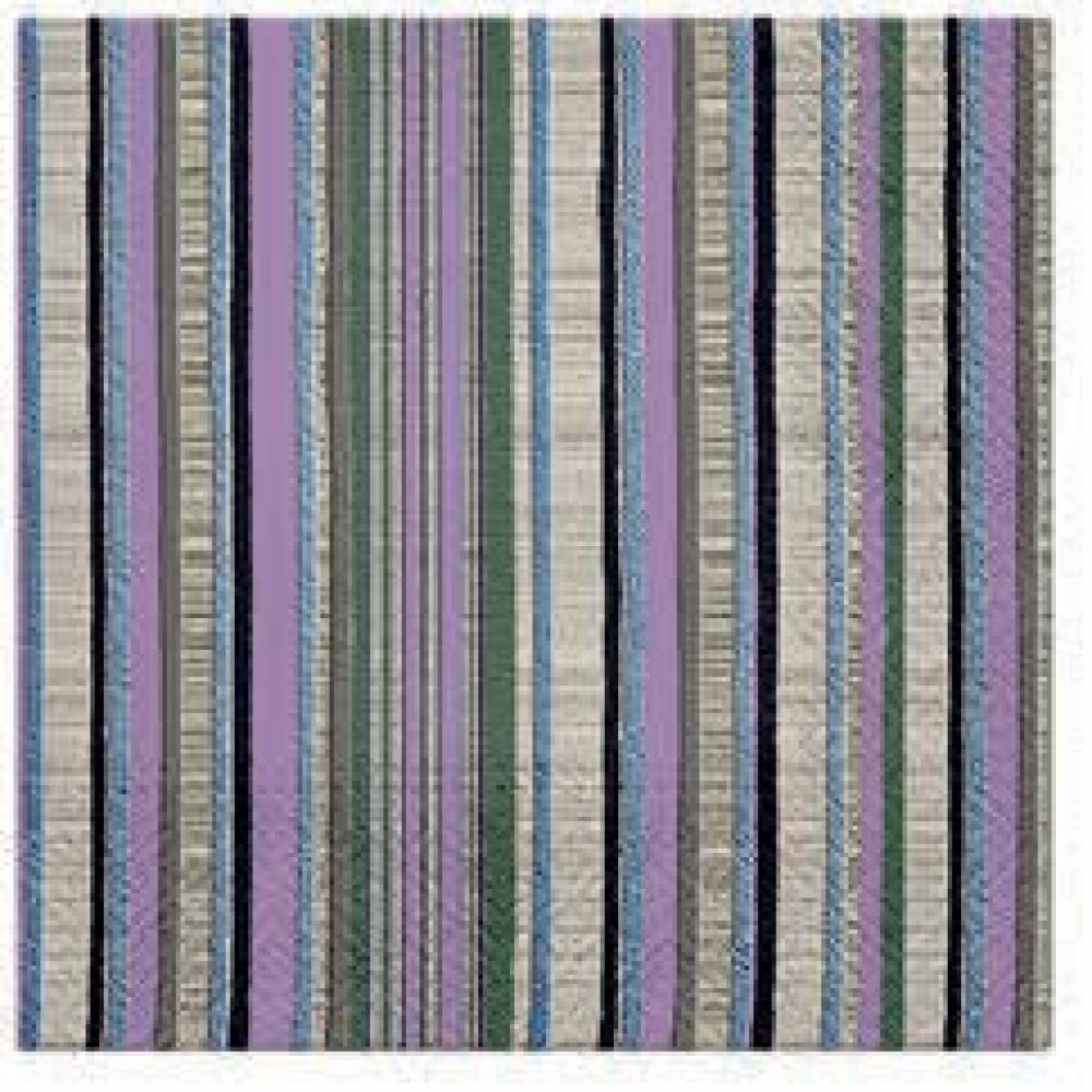 SALVETES 33x33CM, STRIPE TEXTURE VIOLET, Paw Decor Collection