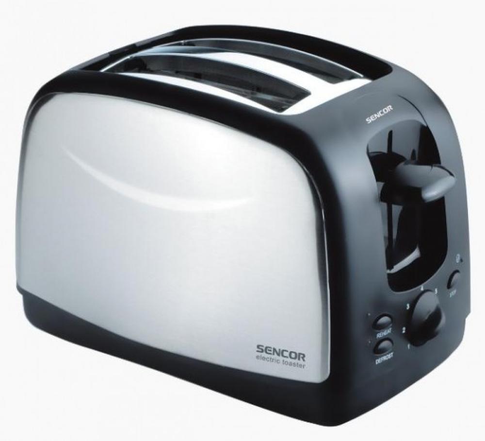 SENCOR TOSTERIS 2 GRAUDZIŅIEM, NERŪS.TĒR., 850W, Sencor