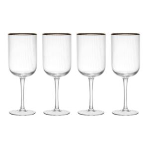 MIKASA SORRENTO VĪNA GLĀZES 400ML, 4 GAB., kristalīns, Mikasa