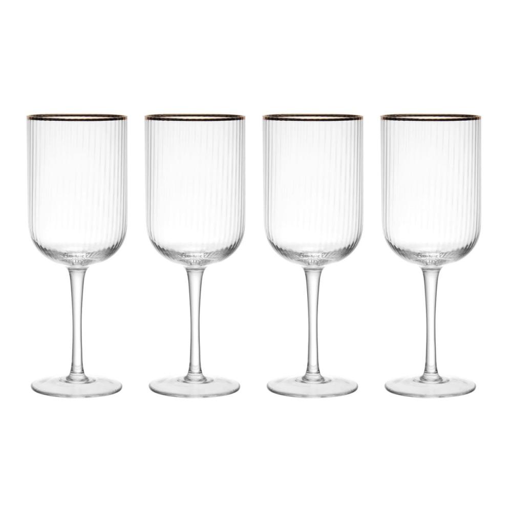 MIKASA SORRENTO VĪNA GLĀZES 400ML, 4 GAB., kristalīns, Mikasa