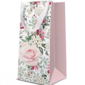 DĀVANU MAISIŅŠ NARROW 10x22x7CM, GORGEOUS ROSES, Paw Decor Collection