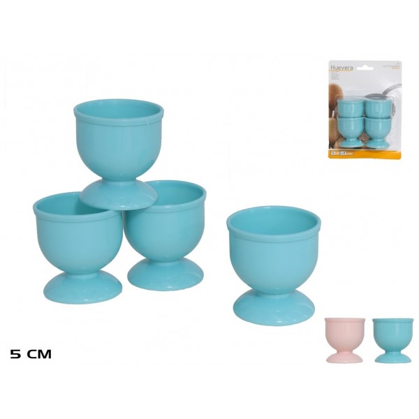 Indeliai kiaušiniams plast. 4vnt 4.5*5cm