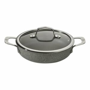 Katls ar stikla vāku ø 24cm, h-6.9cm SALINA, indukcijas