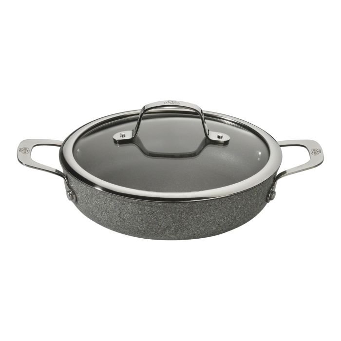 Katls ar stikla vāku ø 24cm, h-6.9cm SALINA, indukcijas