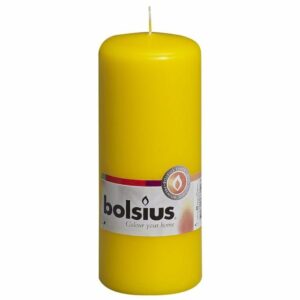 Svece - cilindrs h-15cm,ø6cm ,dzeltena