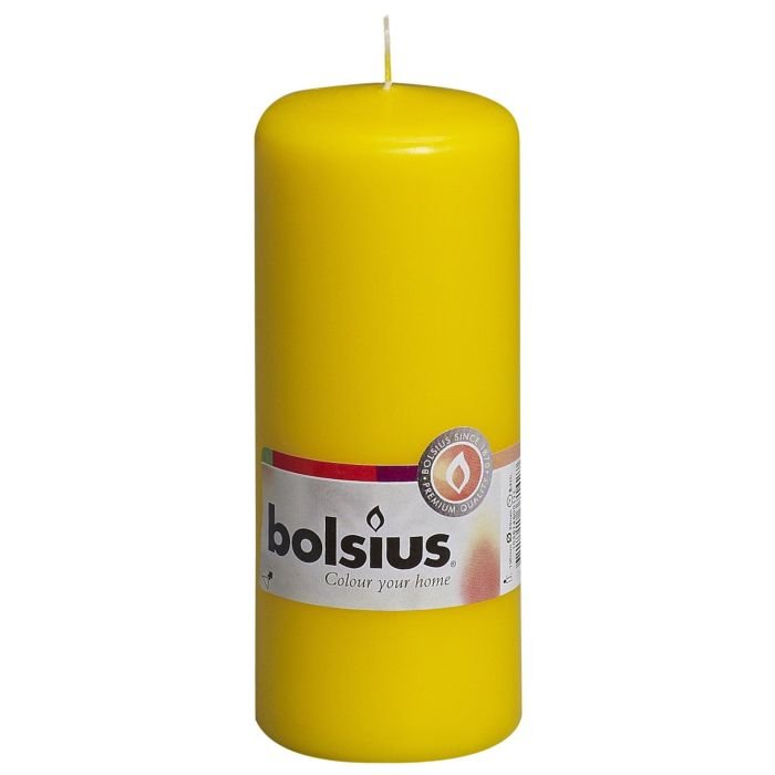 Svece - cilindrs h-15cm,ø6cm ,dzeltena