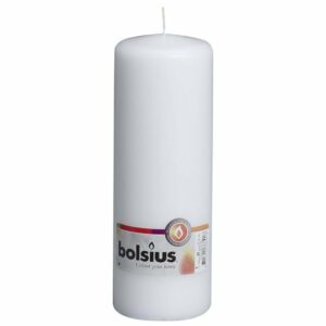 Svece - cilindrs h-20cm,ø7cm ,balta