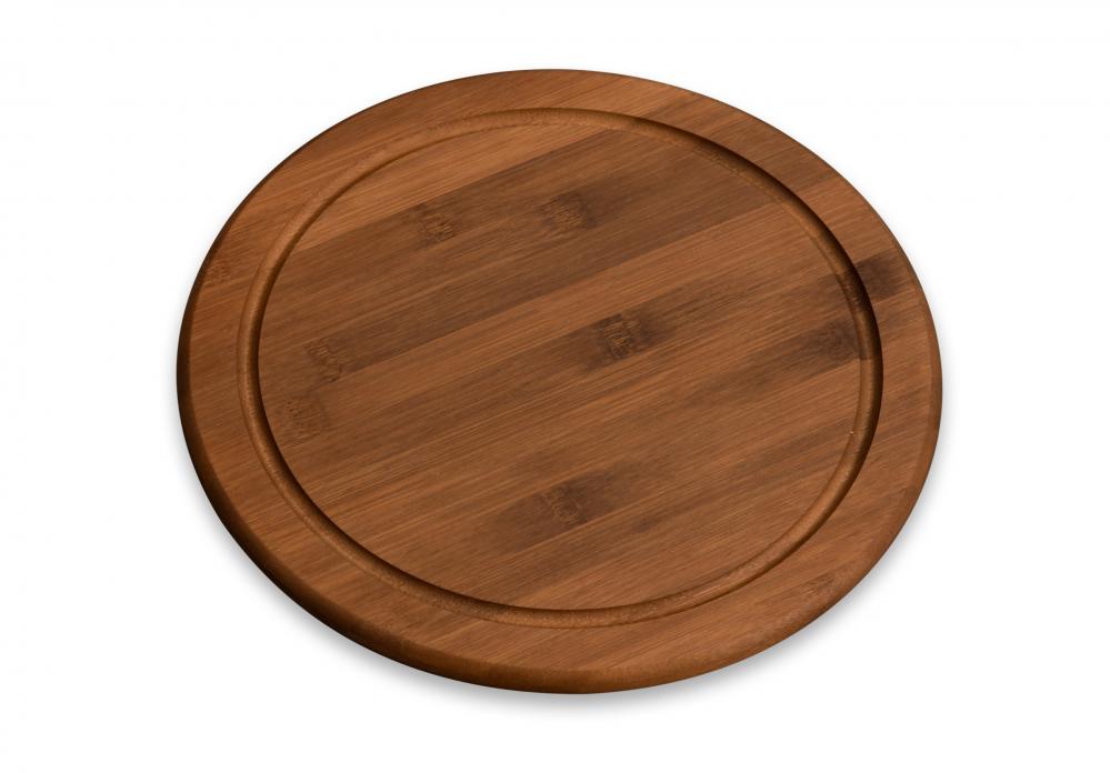 DĒLĪTIS D26CM, TUMŠI BRŪNS, BAMBUSS, FSC, Kesper