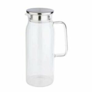 Krūze sulai 1.5L ø10cm h-26cm ar vāku stikla