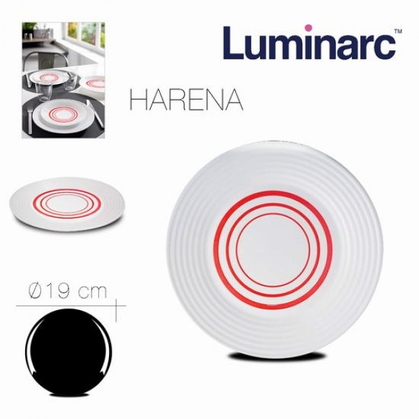 Šķīvis HARENA RED 19cm