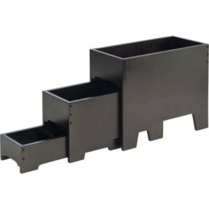 Stends koka 40x20 cm h-33cm 3 kastes