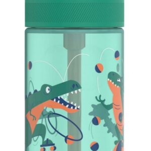LAGOON ŪDENS PUDELE BĒRNIEM 400ML, DINO TRIKI, PLASTMASA, Kambukka