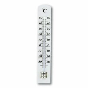 Termometrs telpu 180x30mm 45g koka balts