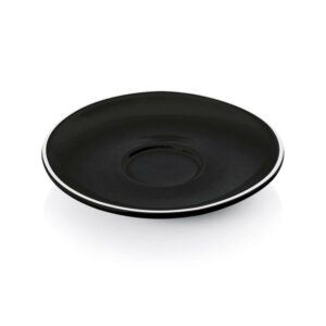 ITALIA ESPRESSO APAKŠTASE 12.5CM, MELNA, PORCELĀNS, WAS