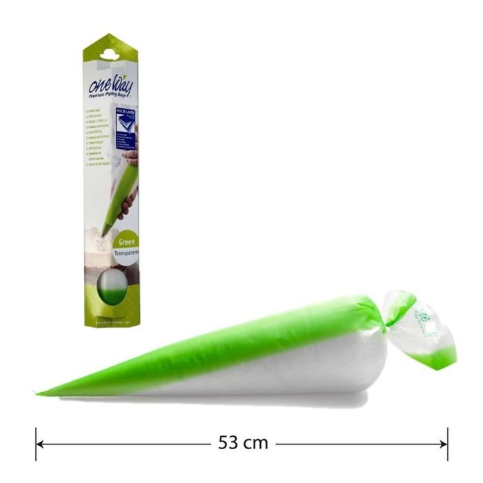 Konditorejas maisiņi vienreizējie 53x28cm L 12gb MASTERLINE GREEN