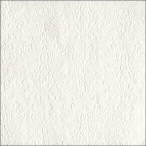 Salvetes 33cm 3-k. 15gab ELEGANCE WHITE