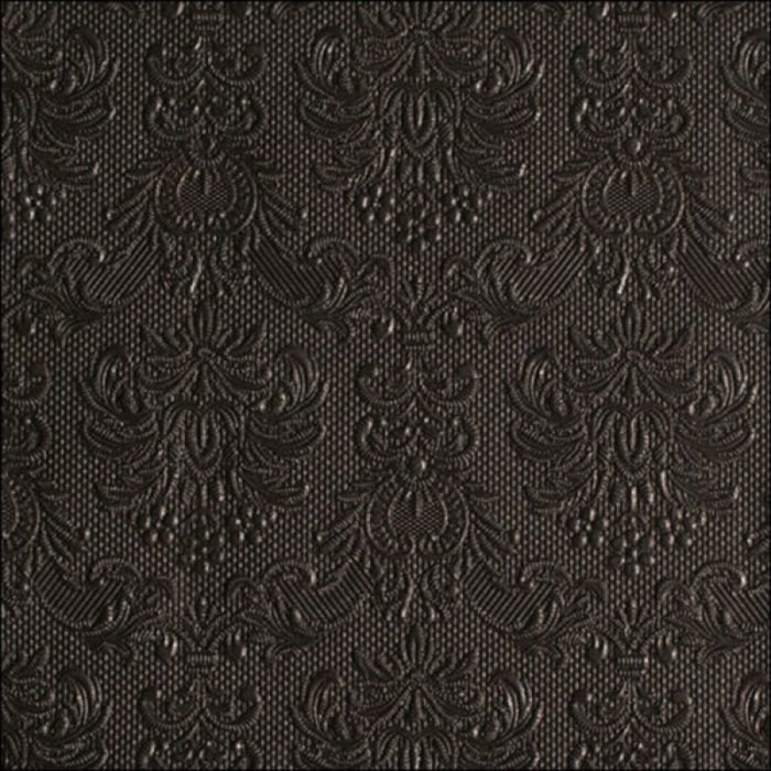 Salvetes 33cm 3-k. 15gab ELEGANCE BLACK