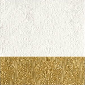 Salvetes 33cm 3-k. 15gab ELEGANCE DIP GOLD