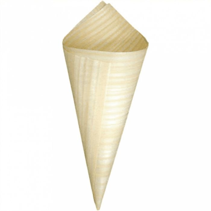 Trauciņi uzkodām v/l -konuss, koka 17cm 50gb