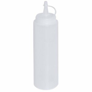 Pudele mērcei plm.250ml caurspīdīga