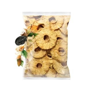Ananasu riņķi, dabīgi žāvēti 1kg