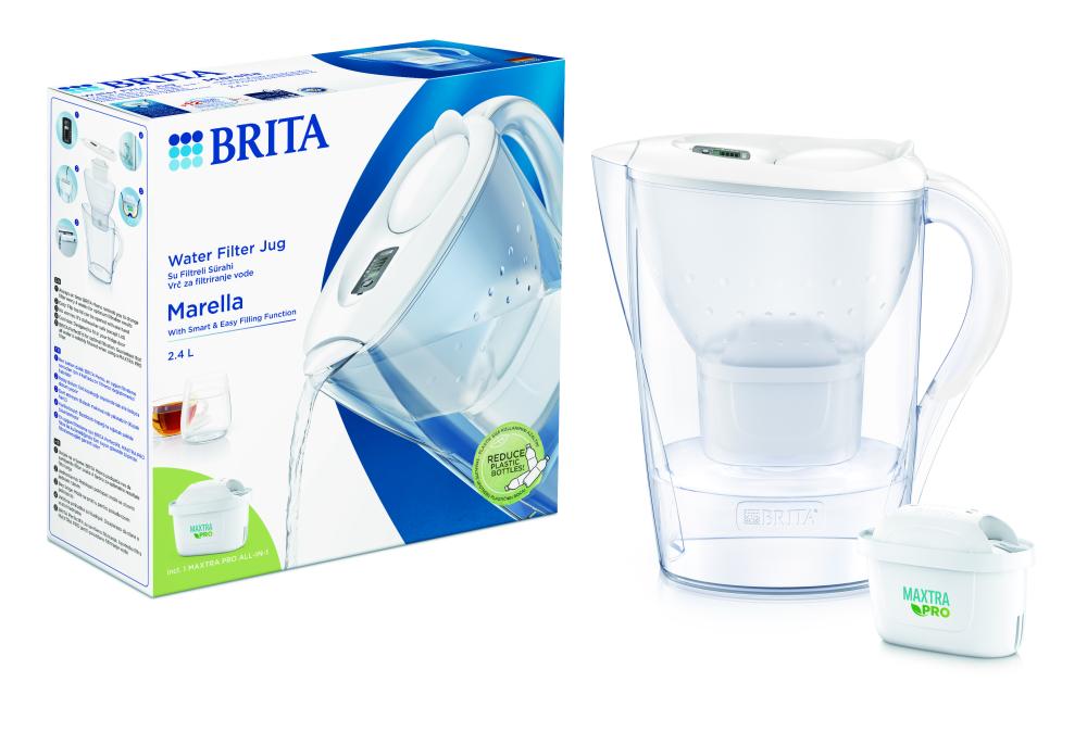 MARELLA MXPRO ŪDENS FILTRAKRŪZE 2.4L, BALTA, BRITA