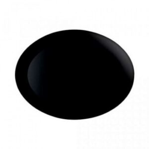 DIWALI BLACK OVĀLS ŠĶĪVIS 25X33CM, Luminarc