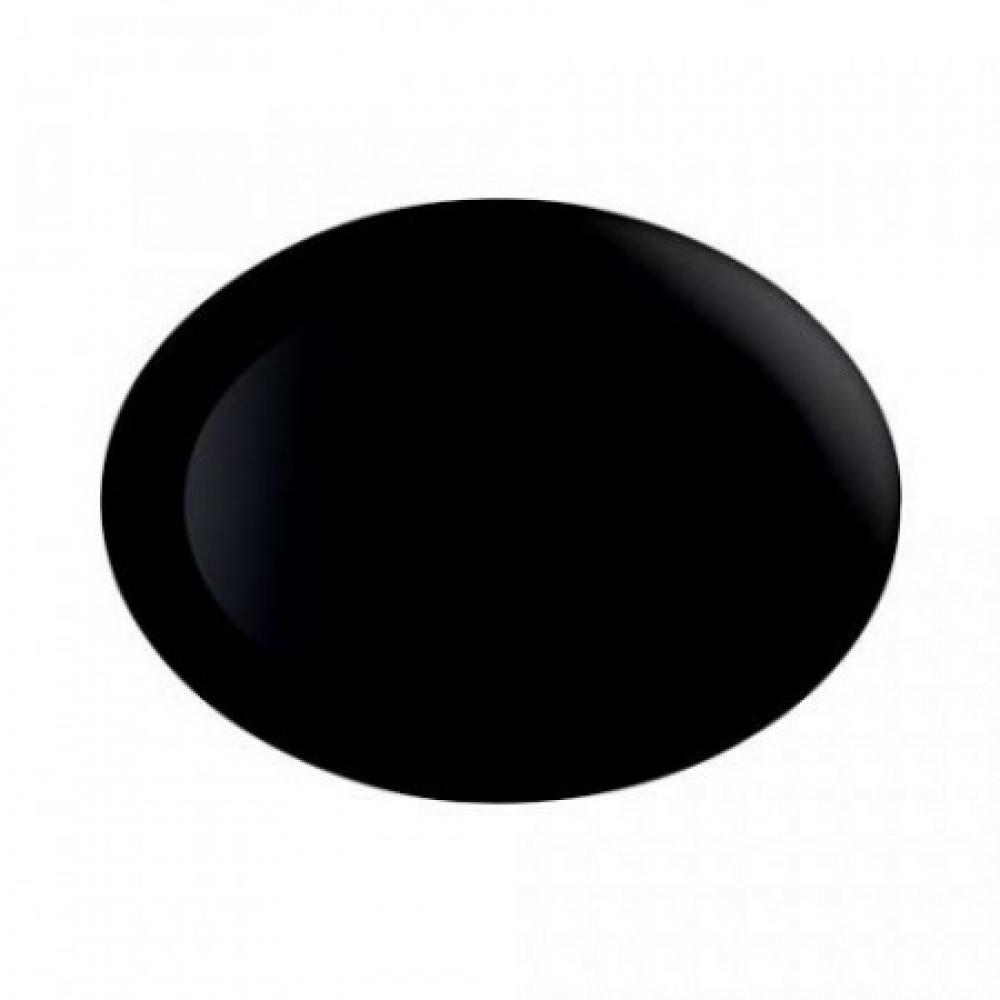DIWALI BLACK OVĀLS ŠĶĪVIS 25X33CM, Luminarc