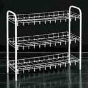SHOE METĀLA KURPJU PLAUKTS 64x23x59CM, 3 STĀVI, LDPE PĀRKLĀJUMS, Metaltex