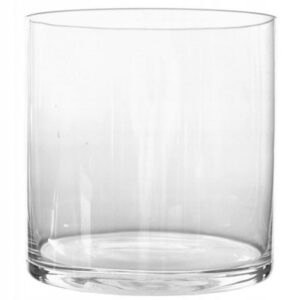 VĀZE CILINDRS H12CM R12CM, STIKLS (913), Partner