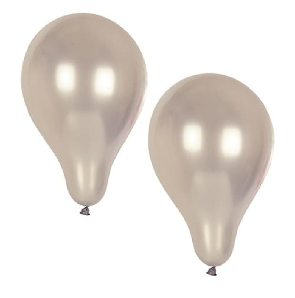 BALONI D25CM SUDRABA KR., 10GAB., 0.03 kg / iepak., Pap Star