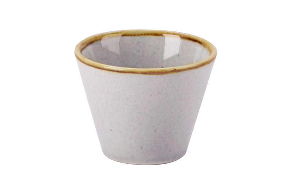 SEASONS pelēka konusveida bļoda 5.5cm, 5cl, Porland
