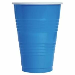 Glāzes v/l. 400ml zilas 25gab