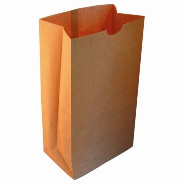 Maisiņi ar pamatni 15+10x32cm 2.5kg papīra brūni 100gab.