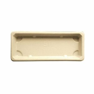 Paplātes suši 22x9x2cm 50gab. brūna BIONIC, BAGASSE