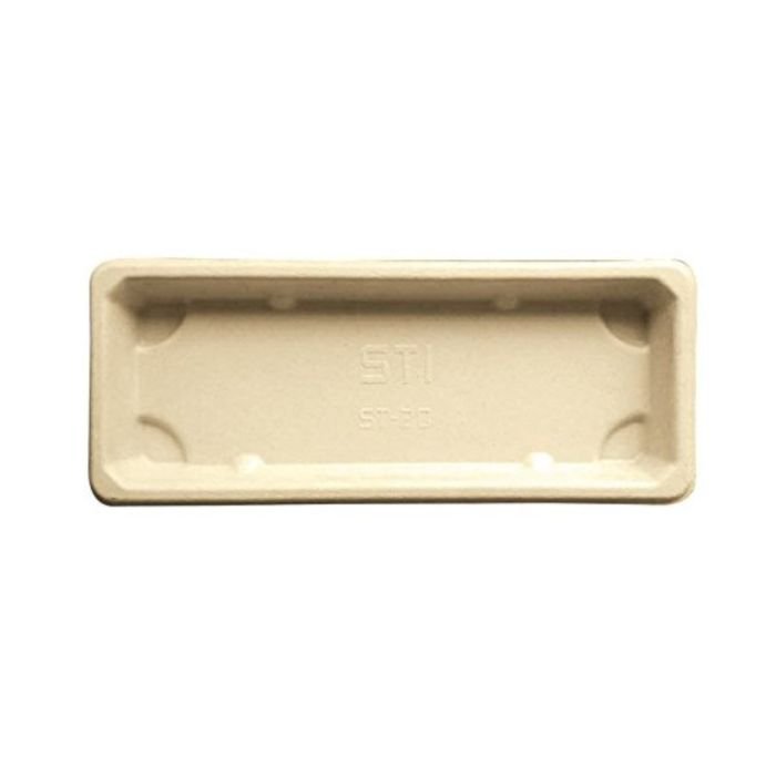 Paplātes suši 22x9x2cm 50gab. brūna BIONIC, BAGASSE
