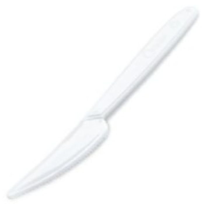 Plastmasas naži, atkārtoti lietojami 18.5cm 50gab