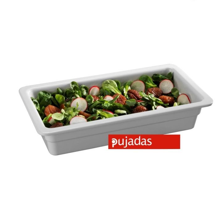 Trauks GN 1/3, 32.5x17.5cm, h-10cm, balts, melamīna