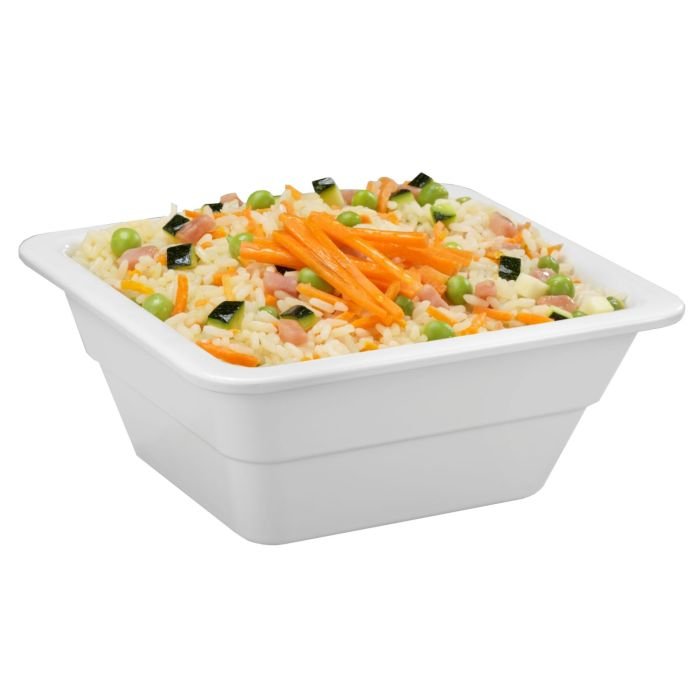 Trauks GN 1/6, 17.6x16.2cm, h-10cm, balts, melamīna