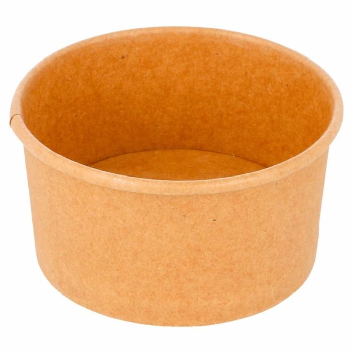 Papīra trauks saldējumam 90ml ø 7.2 h-4cm 50gab brūni NATURAL