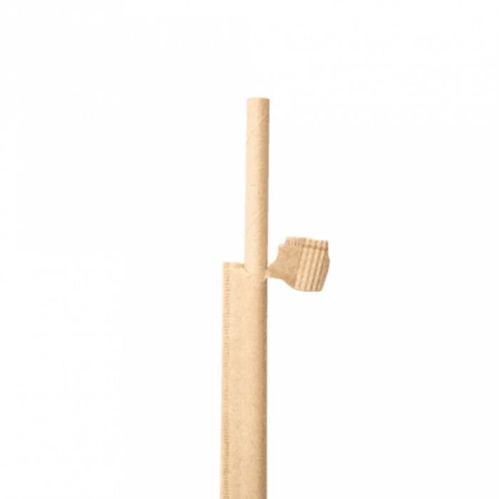 Salmiņi papīra ø 0.6cm h-21cm 250gab. higiēniski naturāli