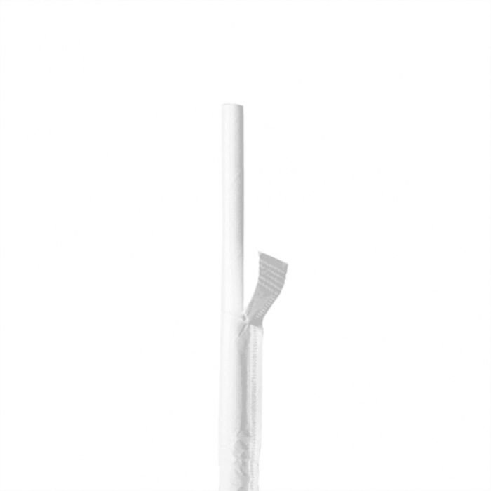 Salmiņi papīra ø 0.6cm h-21cm 250gab. higiēniski balti