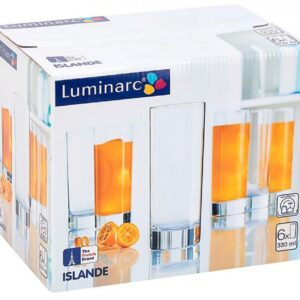 ISLANDE SULAS GLĀZES 330ML, 6GAB, (AME N1318), Luminarc