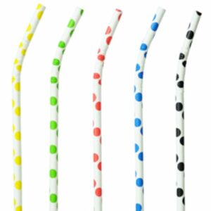 Salmiņi papīra lokāmi ø6mm h-24cm 100gab DOTS