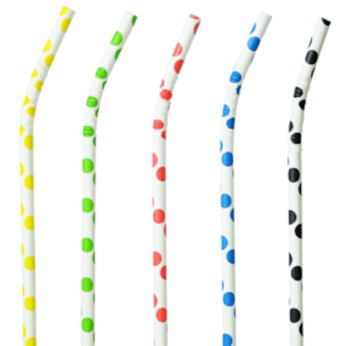 Salmiņi papīra lokāmi ø6mm h-24cm 100gab DOTS